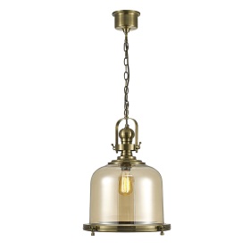 IL31595  Riley Glass Pendant 1 Light